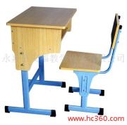 供应单人木质桌面课桌椅