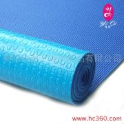 供应依琦双面 双色防滑顶级PVC 瑜珈垫 瑜伽垫 6mm深蓝